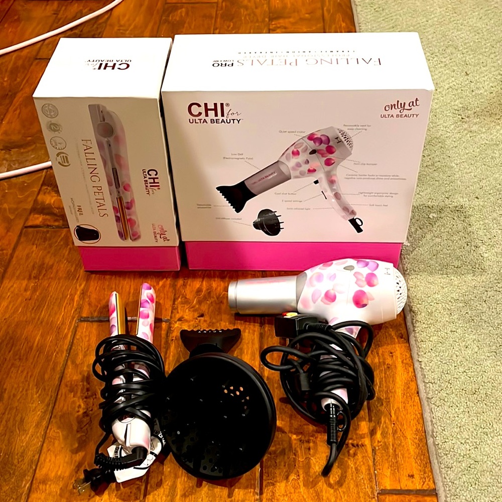 Chi for Ulta Beauty Low EMF Hair Dryer and 1” Iron